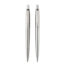 Image of PARKER Jotter Ballpoint Pen & Pencil Set - Stainless Steel