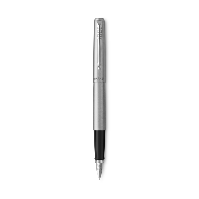 PARKER Jotter Fountain Pen - Stainless Steel Chrome Trim