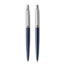 Image of PARKER Jotter Ballpoint Pen & Pencil Set - Royal Blue Chrome