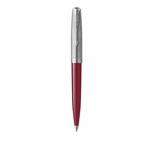 Image of PARKER 51 Ballpoint Pen - Burgundy Chrome Trim