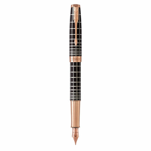 Image of PARKER Sonnet Fountain Pen - Brown Pink Gold Trim