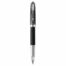 Image of PARKER Sonnet FP - Black Cisele Chrome Trim