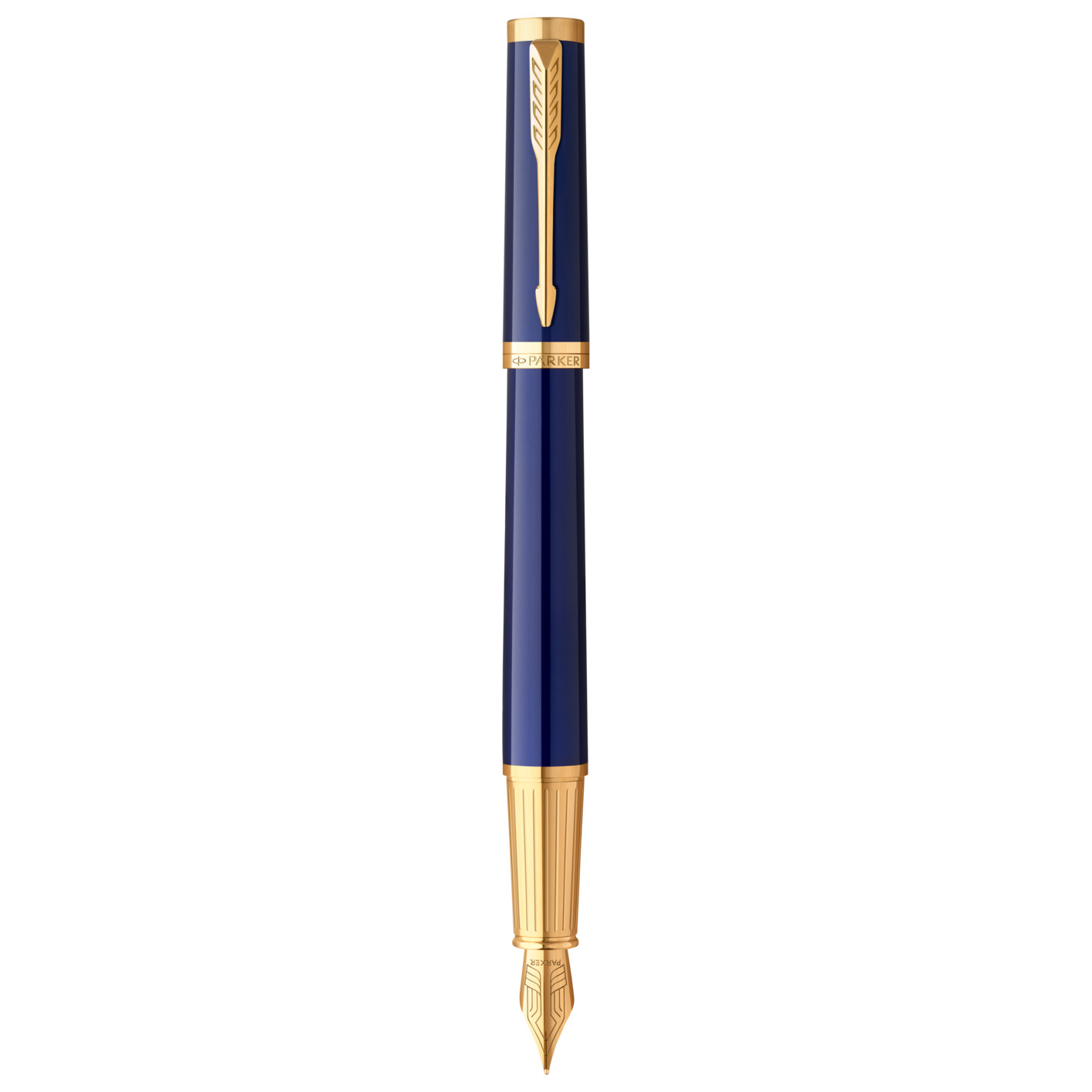 PARKER Ingenuity Fountain Pen - Blue Gold Trim