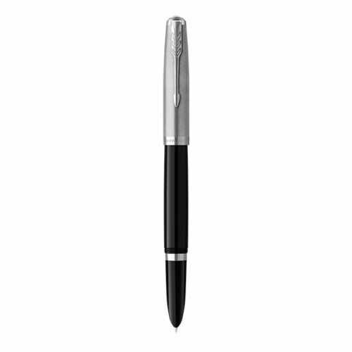 Image of PARKER 51 Fountain Pen - Black Chrome Trim