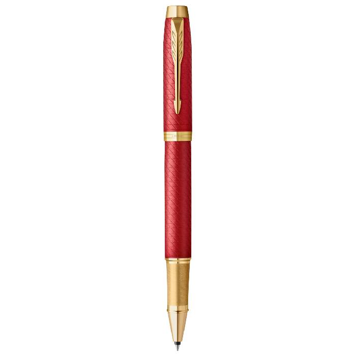 PARKER IM Premium Rollerball Pen - Red Gold Trim