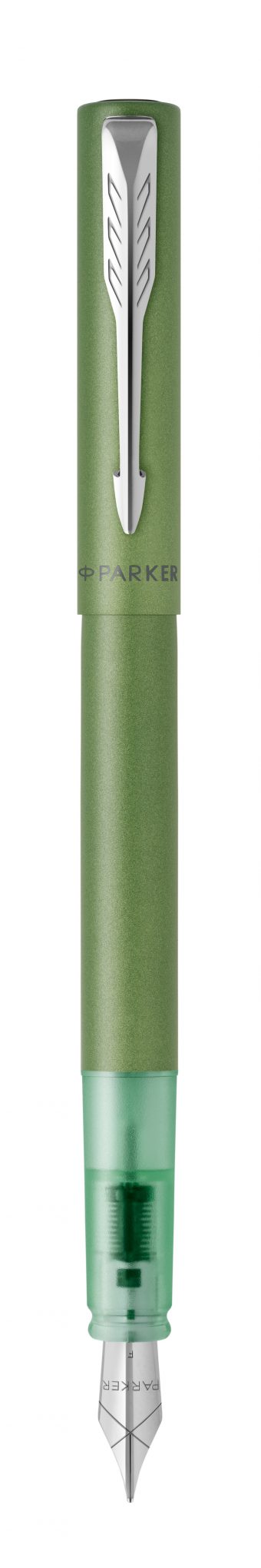 PARKER Vector XL Fountain Pen - Green Chrome Trim