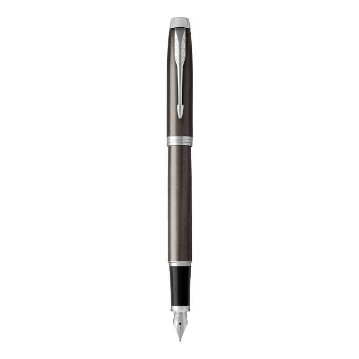 PARKER IM Fountain Pen - Dark Espresso Chrome Trim