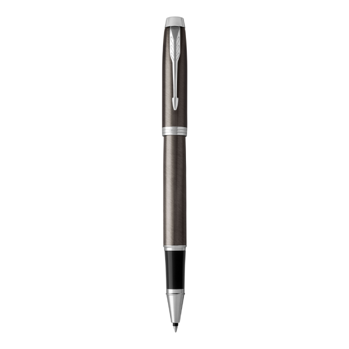 PARKER IM Rollerball Pen - Dark Espresso Chrome Trim