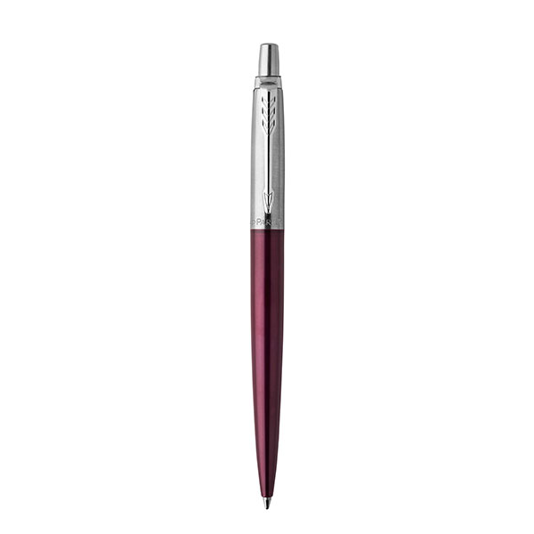 Image PARKER Jotter Ballpoint Pen - Portobello Purple Chrome Trim