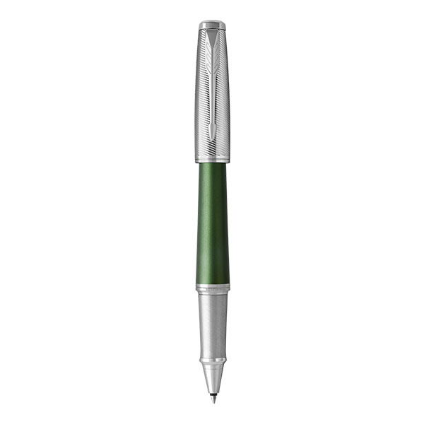 Image of PARKER Urban Rollerball Pen - Premium Green Chrome Trim