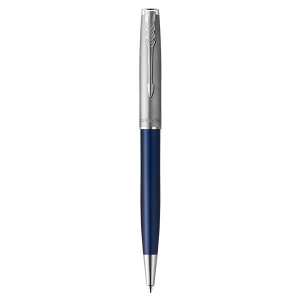 Image of PARKER Sonnet Ballpoint Pen - Sandblast Blue Chrome Trim
