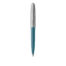 Image of PARKER 51 Ballpoint Pen - Teal Chrome Trim